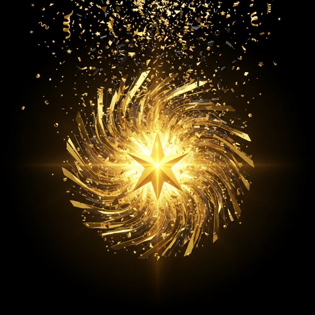 $MISSIONPASSED golden victory burst
